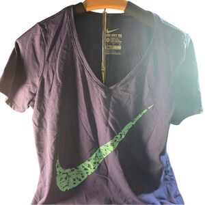 Nike Dri-FIT Athletic Cut T-Shirt Bundle Orange Purple Womens XL‎ 805983-508